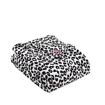 Betsey Johnson Leopard Pink Blanket