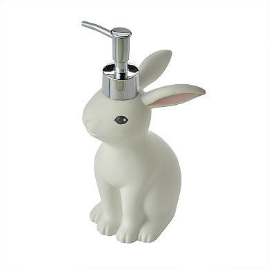 SKL Home Bunny Stoneware Soap Dispenser 