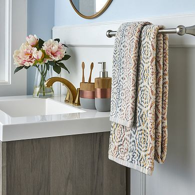 SKL Home Rhapsody Jacquard Bath Towel