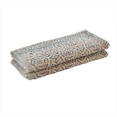 SKL Home Rhapsody Jacquard 2-piece Hand Towel Set