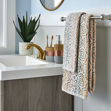 SKL Home Rhapsody Jacquard 2-piece Hand Towel Set