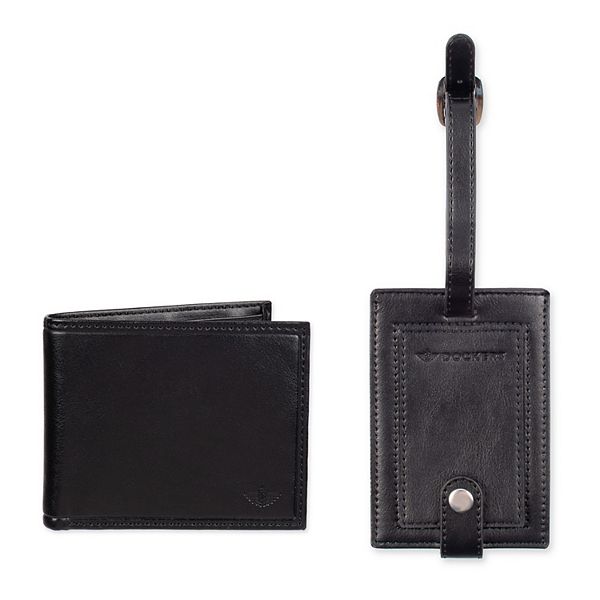 Men's Dockers® RFIDBlocking Bifold Passcase Wallet and Luggage Tag