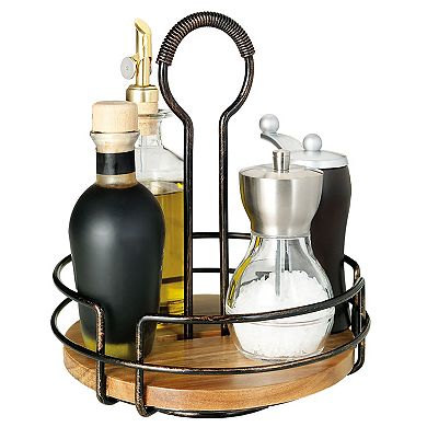 Gourmet Basics by Mikasa Hanover Rotating Condiment Caddy