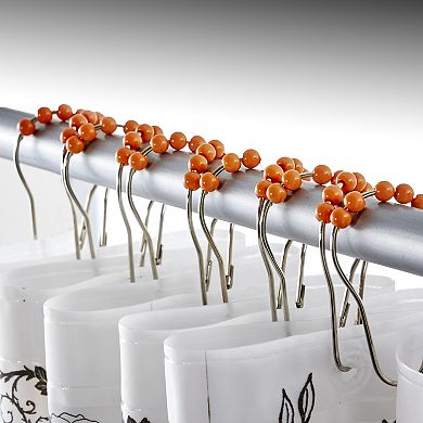 SKL Home Happy Halloween PEVA Shower Curtain and Hook Set