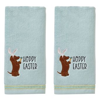 SKL Home 21 Hoppy Easter 2 pc Hand Towel Set