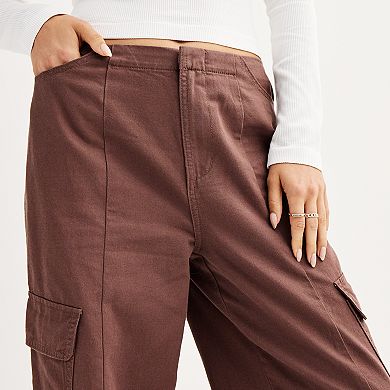 Juniors' Tinseltown Invisible Waistband Cargo Pants
