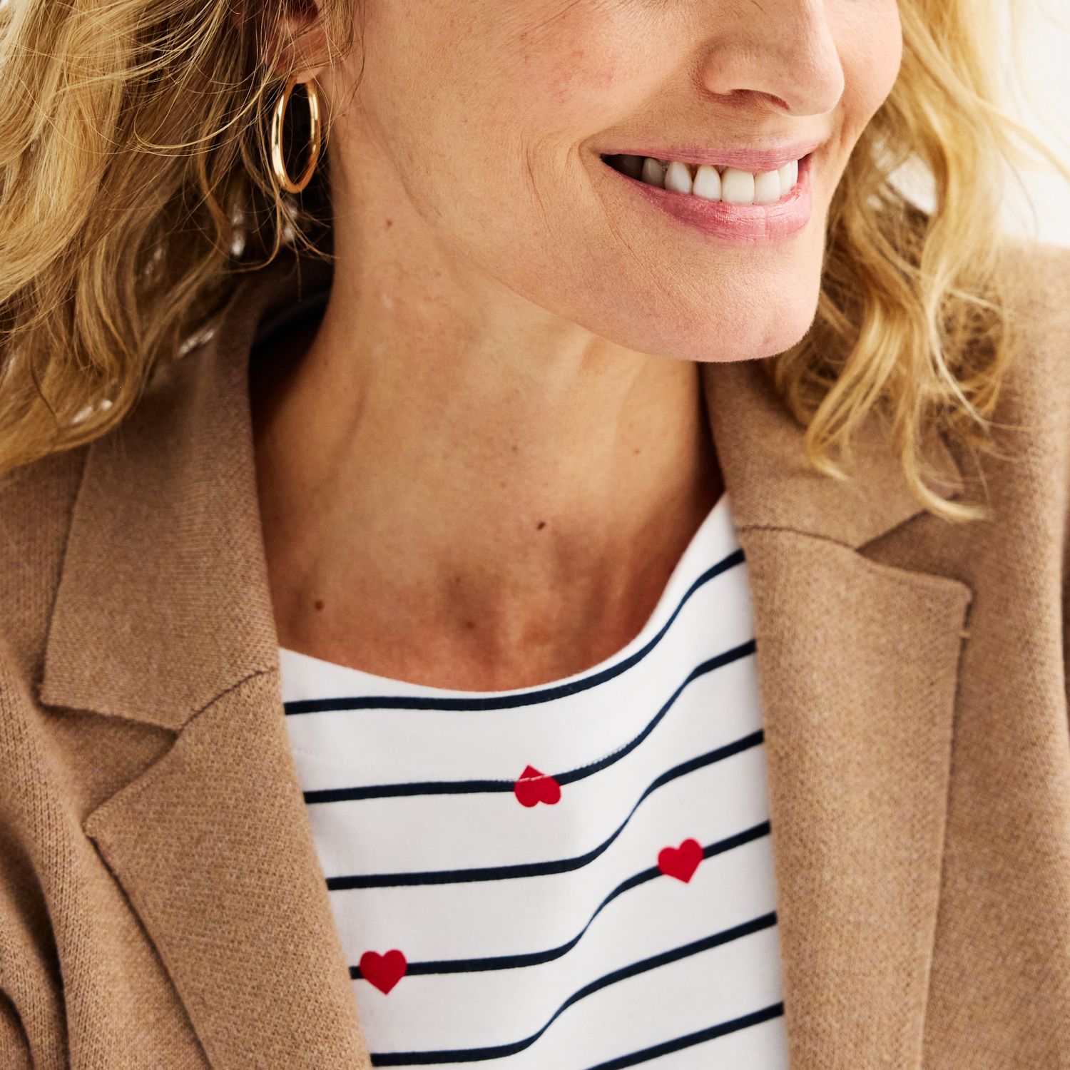Pull Femme Croft & Barrow - Taille L - Couleur Beige - Neuf Sans étiquettes