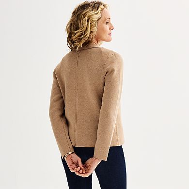 Women's Croft & Barrow Sweater Blazer