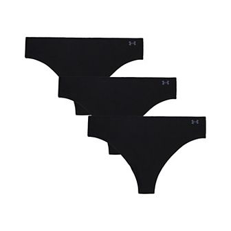 Women's Under Armour 3-pack Pure Stretch No-Show Thong Panty