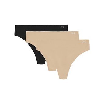 Women's Under Armour 3-pack Pure Stretch No-Show Thong Panty