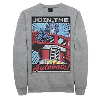 Men's Transformers Join The Autobots Poster Graphic Fleece