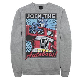 Men's Transformers Join The Autobots Poster Graphic Fleece