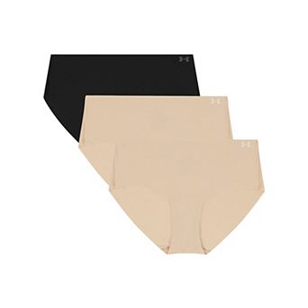 Women's Under Armour 3-pack Pure Stretch No-Show Hipster Panty