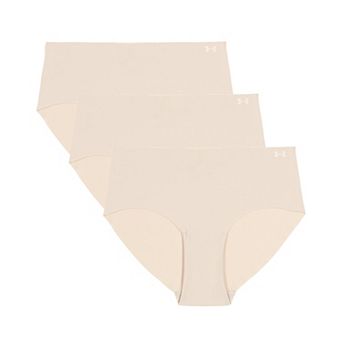 Women's Under Armour 3-pack Pure Stretch No-Show Hipster Panty
