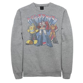 Men's Transformers Autobots Trio Kanji Sign Graphic Fleece