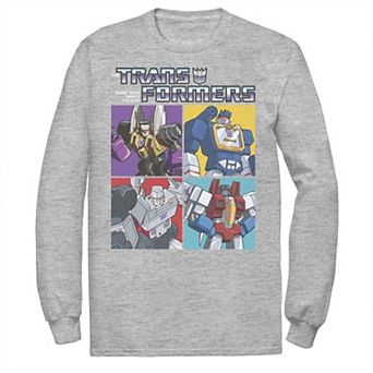 Men's Transformers Decepticons Characters Boxes Graphic Tee