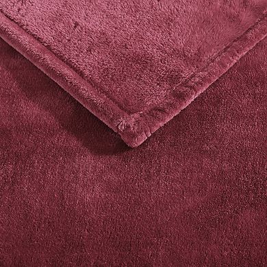 Eddie Bauer Eddie Ultra Lux Plush Red Throw Blanket