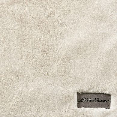 Eddie Bauer EB Faux Fur Natural Throw Blanket