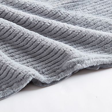 Eddie Bauer Corduroy Stripe Throw Blanket