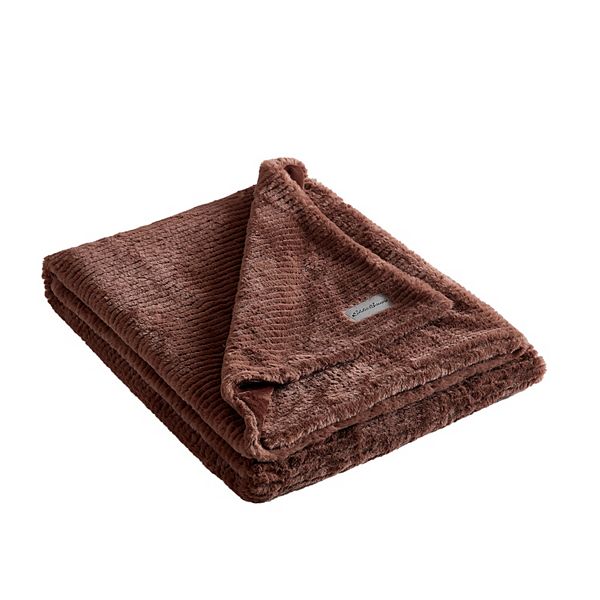 Eddie Bauer Corduroy Stripe Throw Blanket