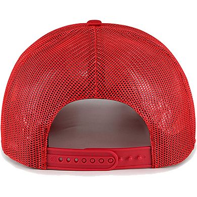 Men's '47 Red Washington Nationals Foam Logo Trucker Snapback Hat