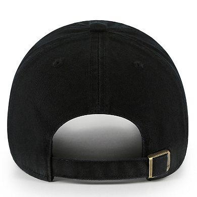 Men's '47 Black Cincinnati Reds 2023 City Connect Clean Up Adjustable Hat