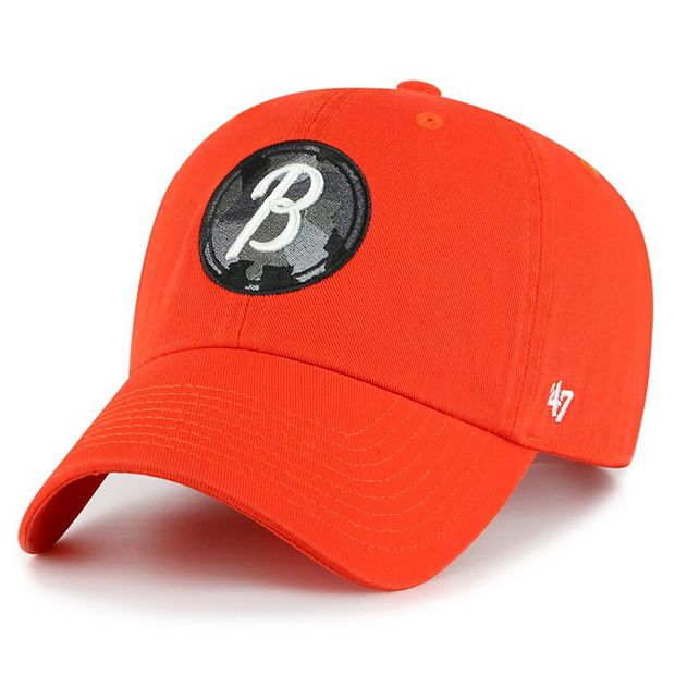 Men's '47 Orange Baltimore Orioles 2023 City Connect Clean Up Adjustable Hat