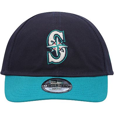 Infant New Era Navy Seattle Mariners Team Color My First 9TWENTY Flex Hat
