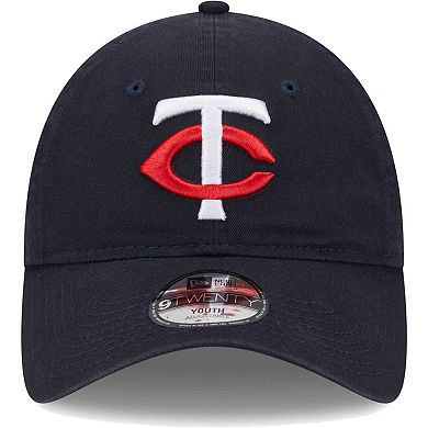 Toddler New Era Navy Minnesota Twins Team 9TWENTY Adjustable Hat