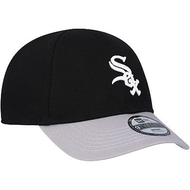 Infant New Era Black Chicago White Sox Team Color My First 9TWENTY Flex Hat