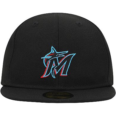 Infant New Era Black Miami Marlins My First 59FIFTY Fitted Hat