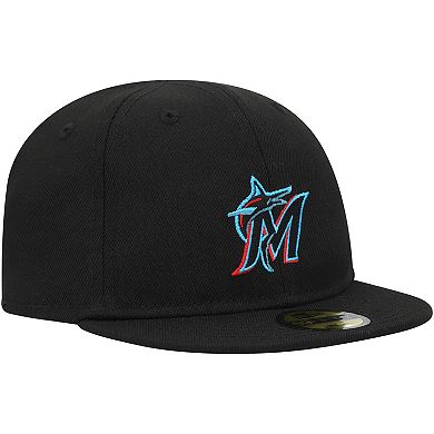 Infant New Era Black Miami Marlins My First 59FIFTY Fitted Hat