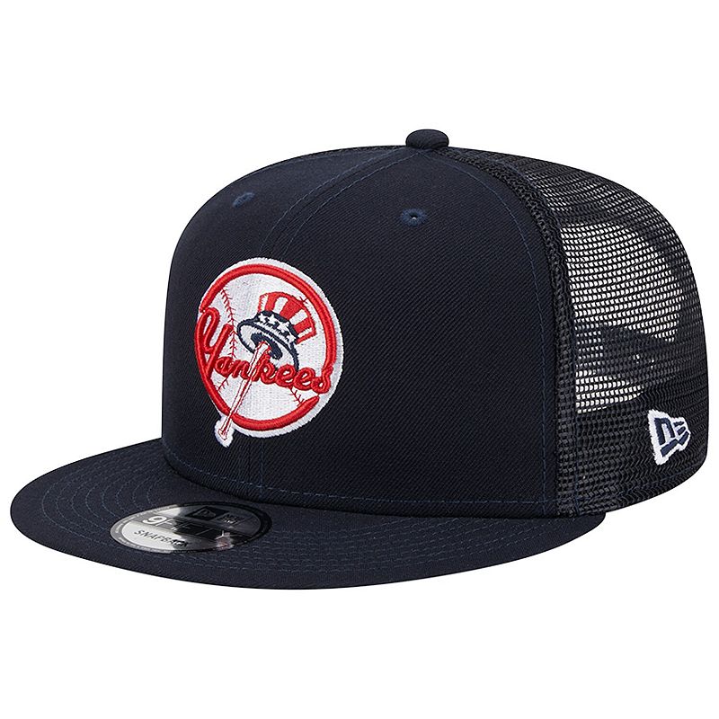 Men's New Era Navy New York Yankees Team Color Trucker 9FIFTY