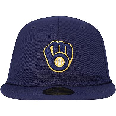 Infant New Era Navy Milwaukee Brewers My First 59FIFTY Fitted Hat