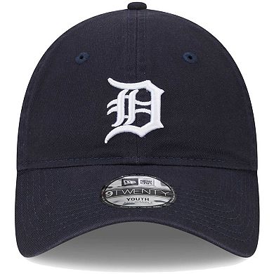 Toddler New Era Navy Detroit Tigers Team 9TWENTY Adjustable Hat