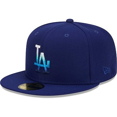 La dodgers black fitted hat sales
