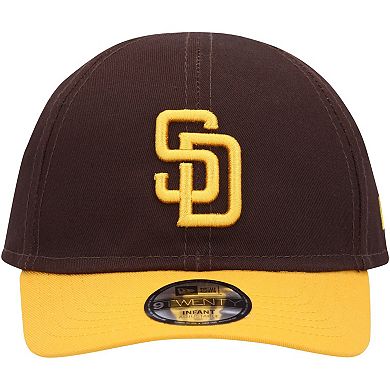 Infant New Era Brown San Diego Padres Team Color My First 9TWENTY Flex Hat
