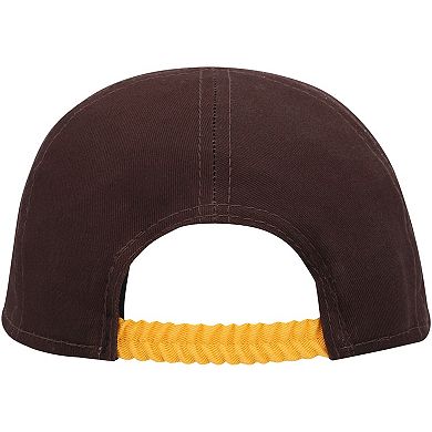 Infant New Era Brown San Diego Padres Team Color My First 9TWENTY Flex Hat