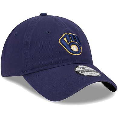 Toddler New Era Navy Milwaukee Brewers Team 9TWENTY Adjustable Hat