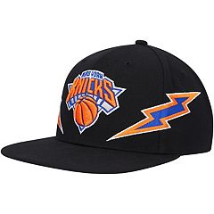 Men's Mitchell & Ness Black New York Knicks Black History Month Snapback Hat