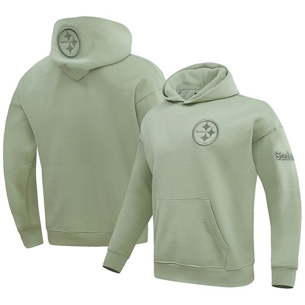 Pittsburgh Steelers Pro Standard Neutral Drop Shoulder Pullover Hoodie -  Light Green