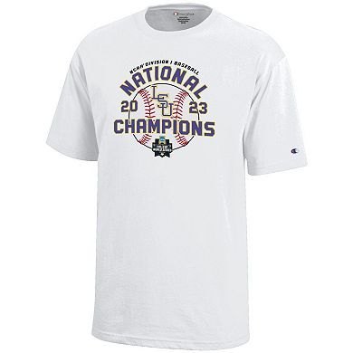 Youth Champion White LSU Tigers 2023 NCAA Men's Baseball College World ...