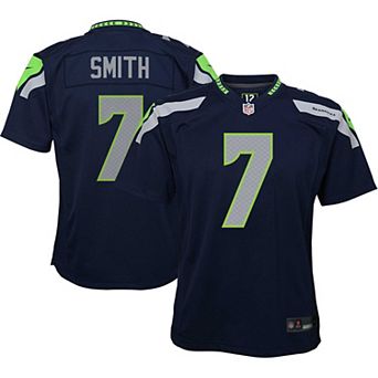Youth Nike Geno Smith College Navy Seattle Seahawks Game Jersey