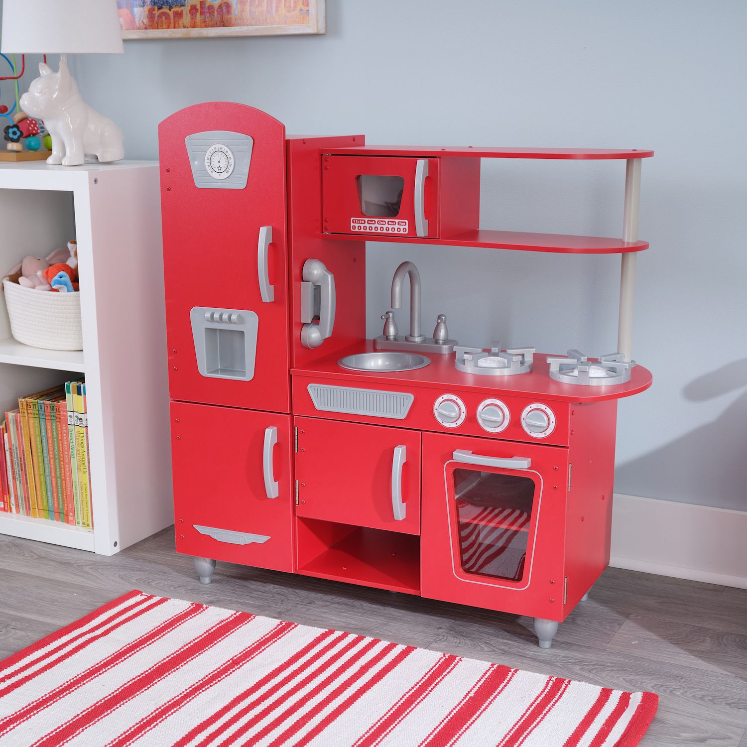 KidKraft Red Retro Kitchen   650607 ALT