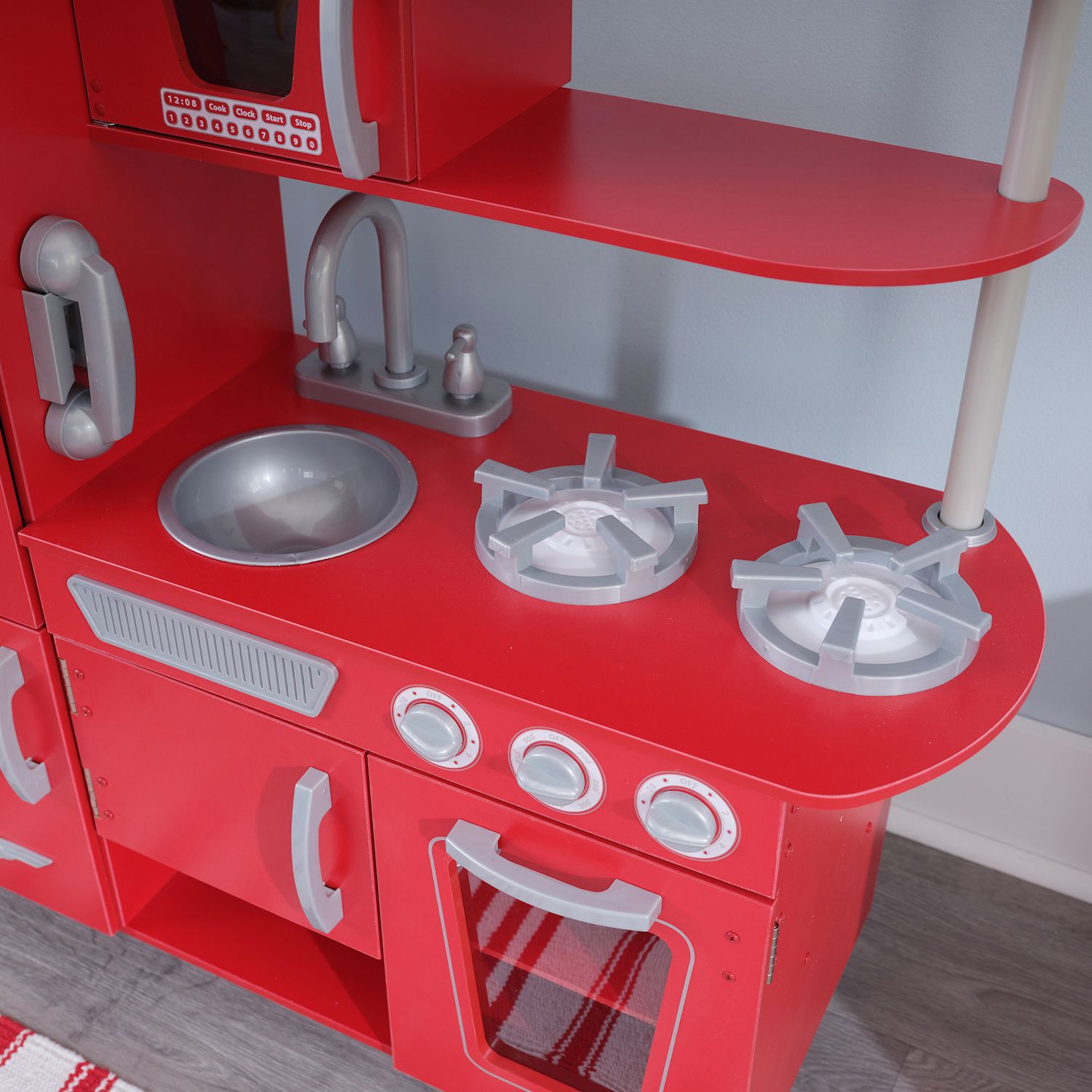 KidKraft Red Retro Kitchen   650607 ALT7