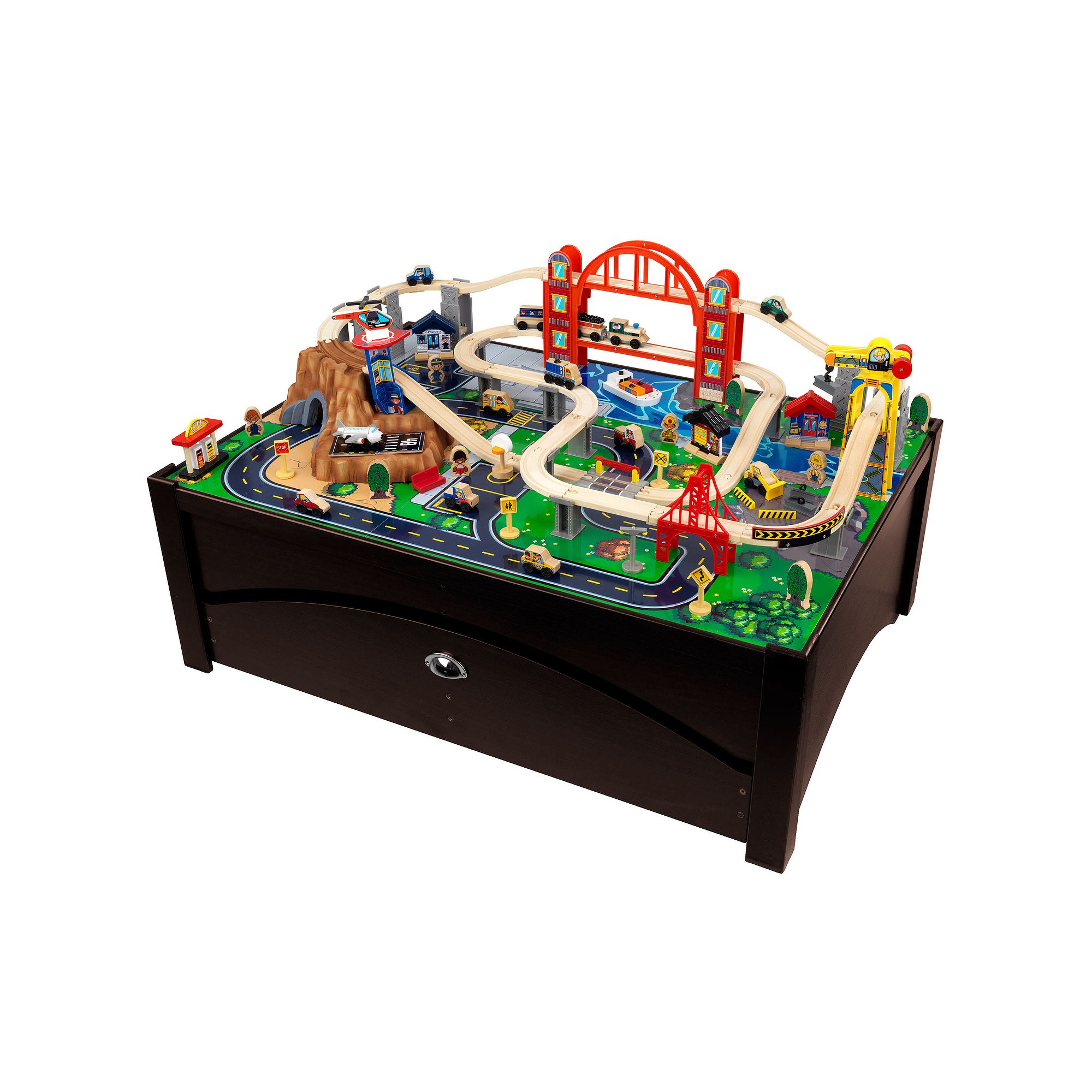 KidKraft® Metropolis Train Table & Set, Multicolor