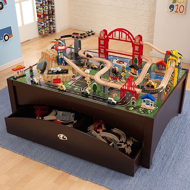 KidKraft Metropolis Train Table and Set