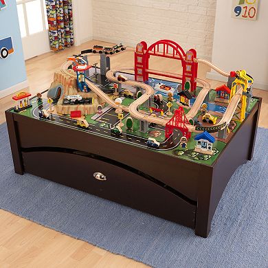 KidKraft Metropolis Train Table and Set