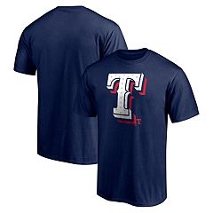 Texas Rangers G-III 4Her by Carl Banks Women's City Graphic V-Neck Fitted T- Shirt - Royal