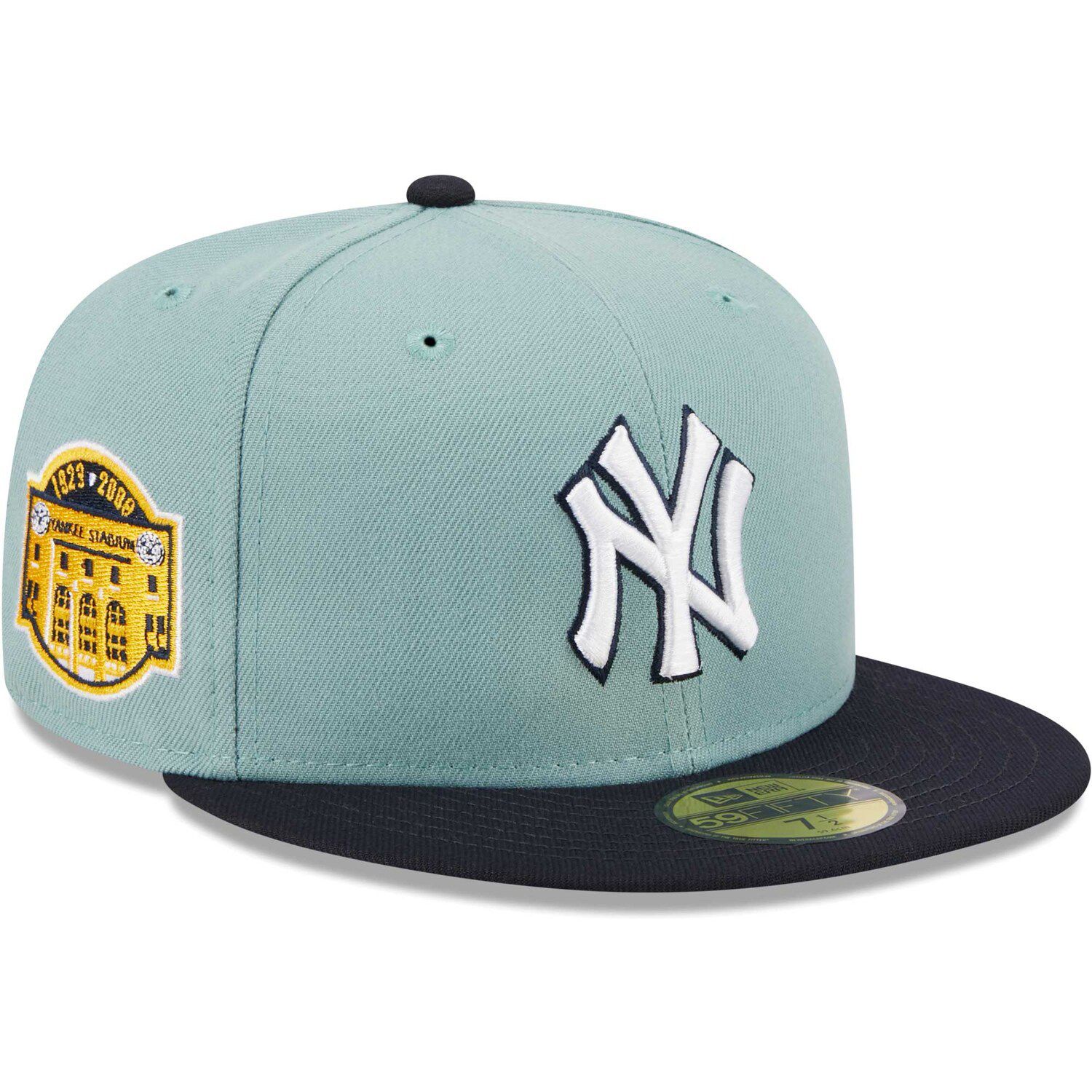 Men's New York Yankees New Era Black Summer Sherbet 59FIFTY Fitted Hat